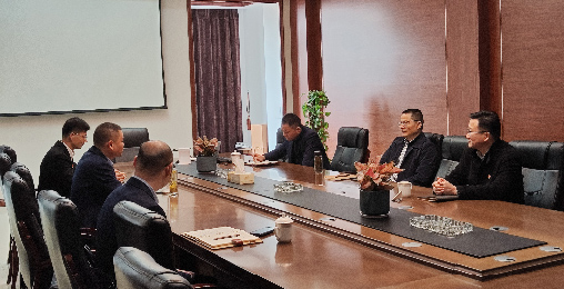 海盐县政协领导莅临304.cam永利股份走访调研